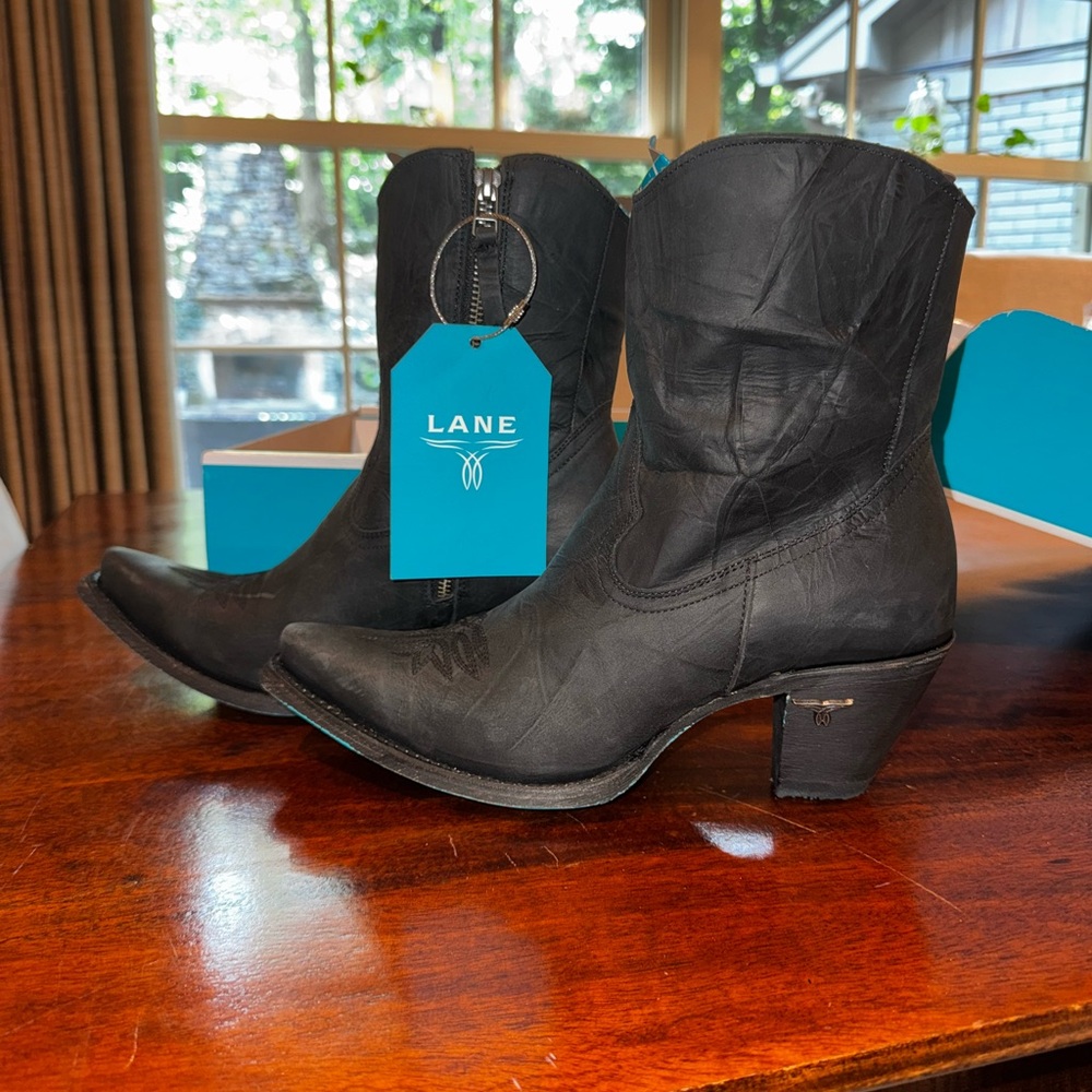 Lane Women's Black Soul Sister Boots Size 9.5
